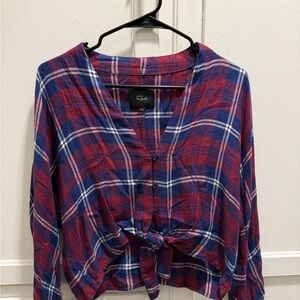 Rails Red and Blue Plaid Button-Down Shirt